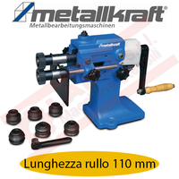 Bordatrice manuale lunghezza rullo 110 mm