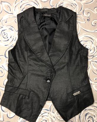 Gilet donna ,grigio scuro, taglia 40