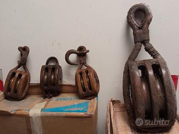 carrucole alberi a vela e oblo' nave fine 800