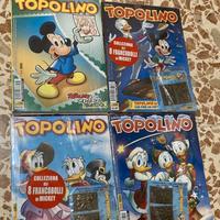 Topolino francobolli metallici collezione completa