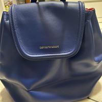 Borsa a zaino emporio armani blu