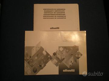 Manuale utente Calcolatrici Olivetti Logos 352/354