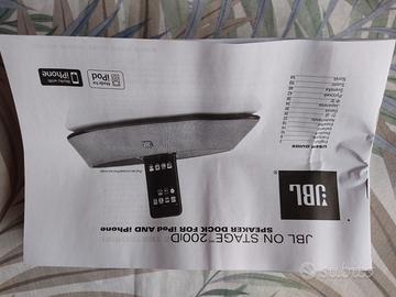 Cassa acustica JBL on stage 200 iD