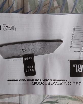 Cassa acustica JBL on stage 200 iD