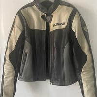 Giacca in pelle moto donna dainese taglia 46