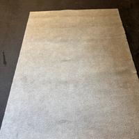 Tappeto da salotto morbido bianco 170x240