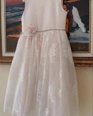 vestito da cerimonia rosa cipria