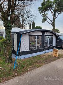 Veranda gonfiabile roulotte