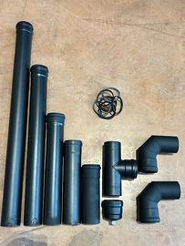 TUBI PER  STUFA PELLET  16 pezzi