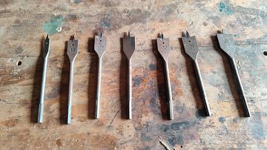 Punte per trapano piatte per legno