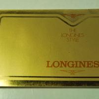LONGINES garanzia bianca da compilare anni '70