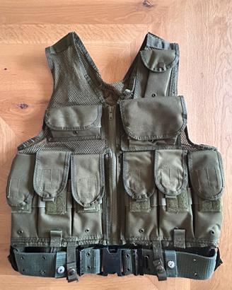Gilet Tattico Militare con Cinturone