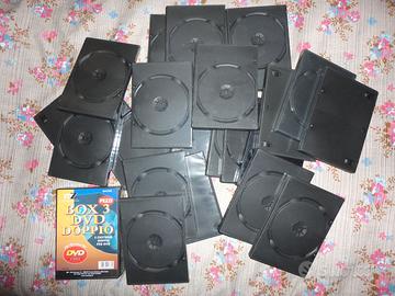 25 custodie DVD nere  usate