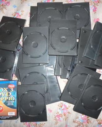 25 custodie DVD nere  usate