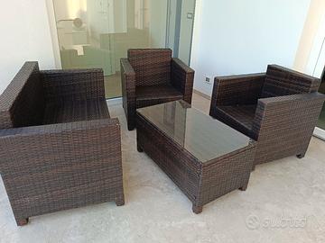 divanetti salottino da giardino