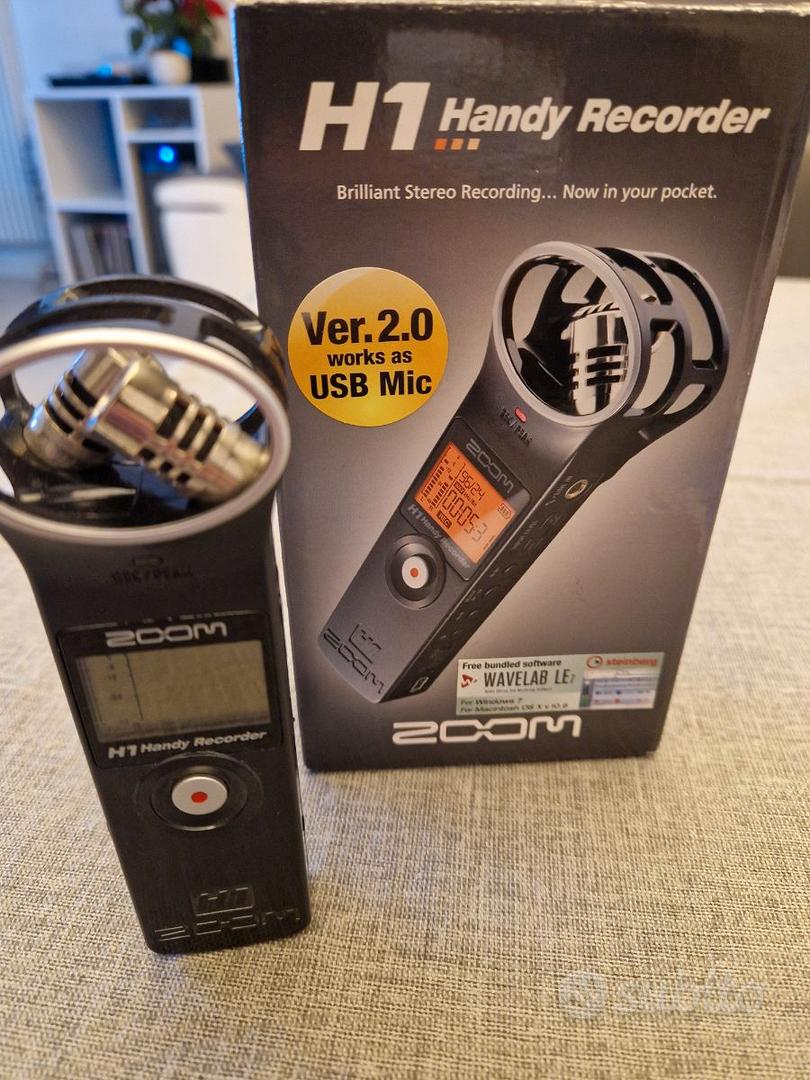 Microfono Registratore H1 ZOOM - Audio/Video In vendita a Monza e della  Brianza