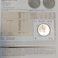 moneta buono da 2 L. del 1924