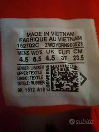 Converse All Star rosse nr 37