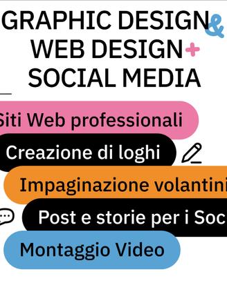 Grafica, Sito Web, Social Media - Designer