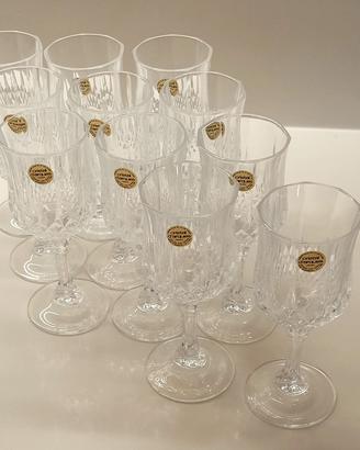  11 Calici da liquore Cristallo Cristal d'Arques