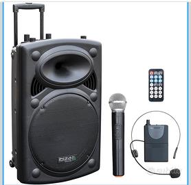 Cassa amplificata ibiza a batteria