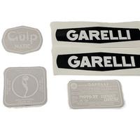 GARELLI GULP MATIC kit completo ADESIVI COLORE NER