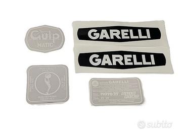 GARELLI GULP MATIC kit completo ADESIVI COLORE NER
