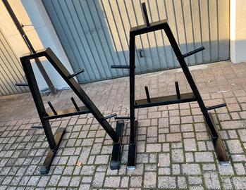 Porta dischi foro 25mm home gym palestra