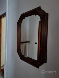 Specchio colore noce