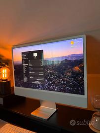 iMac 24" M1 2021 Argento 8GB 256GB