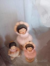 ballerine con tutu rosa  3 pezzi