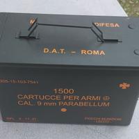 Originale-Cassetta vuota munizioni in metallo
