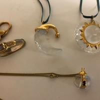 Swarovski: ciondoli sole/luna e altri (4 pezzi)