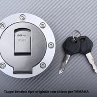 Tappo benzina tipo originale con chiave per YAMAHA