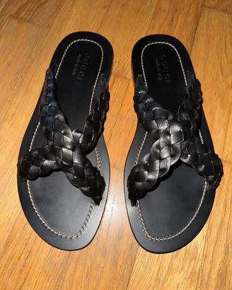 Gucci sandalo in pelle da uomo