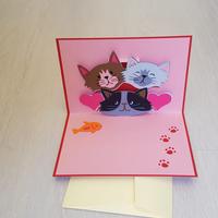 Biglietto di auguri Gatti