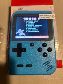 Mini console portatile 400 giochi vintage