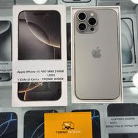 APPLE IPHONE 16 PRO MAX 256GB - GARANZIA APPLE