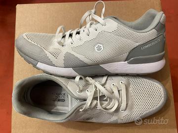 Sneakers Lumberjack Sport uomo, grigio chiaro e bi