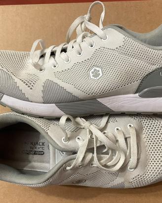 Sneakers Lumberjack Sport uomo, grigio chiaro e bi