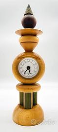 Orologio scultura in legno - I Legni di Pirondini