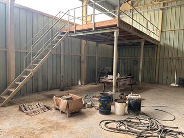 Soppalco in ferro mt. 6x3 altezza 2,90 mt.