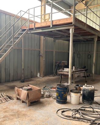 Soppalco in ferro mt. 6x3 altezza 2,90 mt.