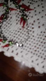 braccialetto acciaio vetro