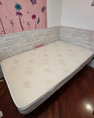 Letto piazza e mezza e Materasso Aloe Ve