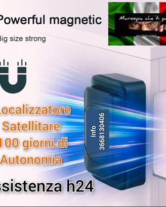100 GIORNI DI AUTONOMIA LOCALIZZATORE GPS cimice