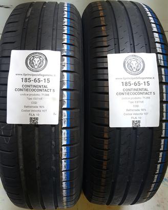 2 GOMME 185 65 15 CONTINENTAL A71288