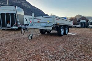 Carrello rimorchio auto doppio asse 3 metri