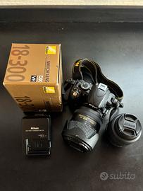 Nikon D3100 + 18-300 (venduto separatamente)