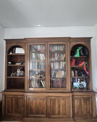 Mobile Libreria Classico in Legno Massello